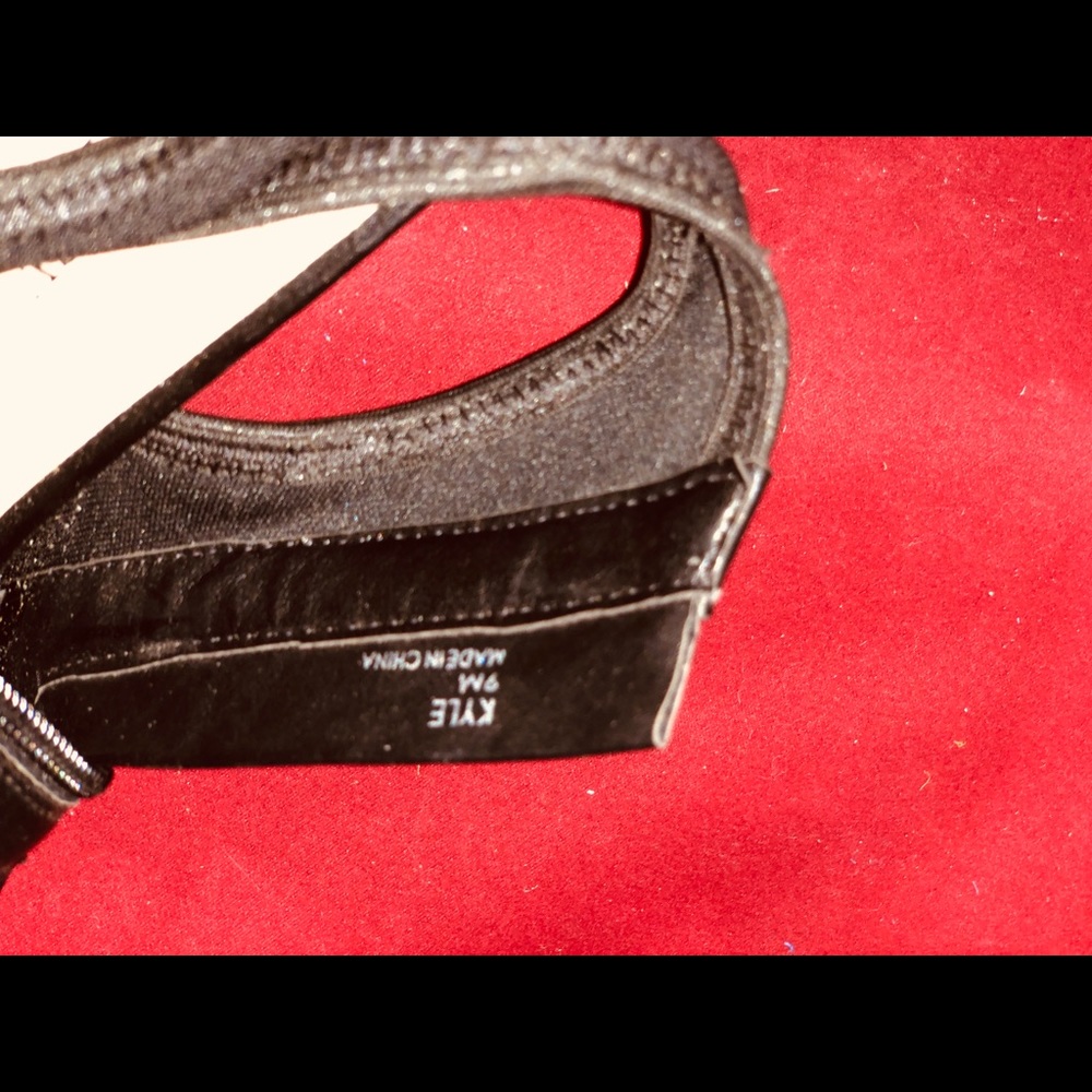 Ellen Tracy fabric wedge heels “Kyle” size 9M - Picture 6 of 7